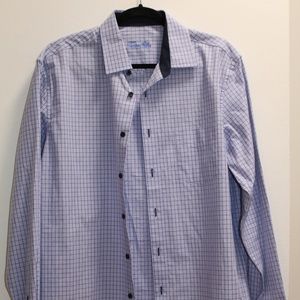 Men's Blue Dress Shirt